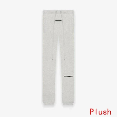 Season 8 Luxury Brand Men's Casual Pants Two Rows Flocked Letter Logo Top Quality Designer Brand Sweatpants