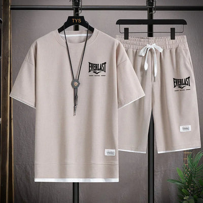 Men's summer Waffle set: