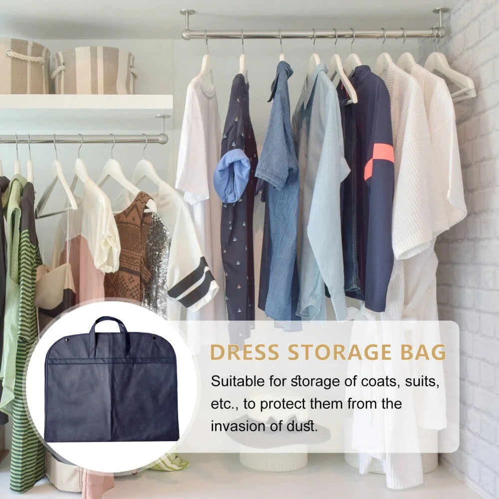 Dustproof Clothing Covers Waterproof Clothes Dust Cover Coat Suit Dress Protector Hanging Garment Bags Closet Organizer