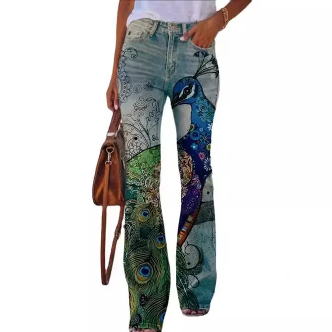 2022 New Independent Station Selling Plus Size Women's Casual Trousers Thin Style Jeans Women's Fashionable Elegant Design