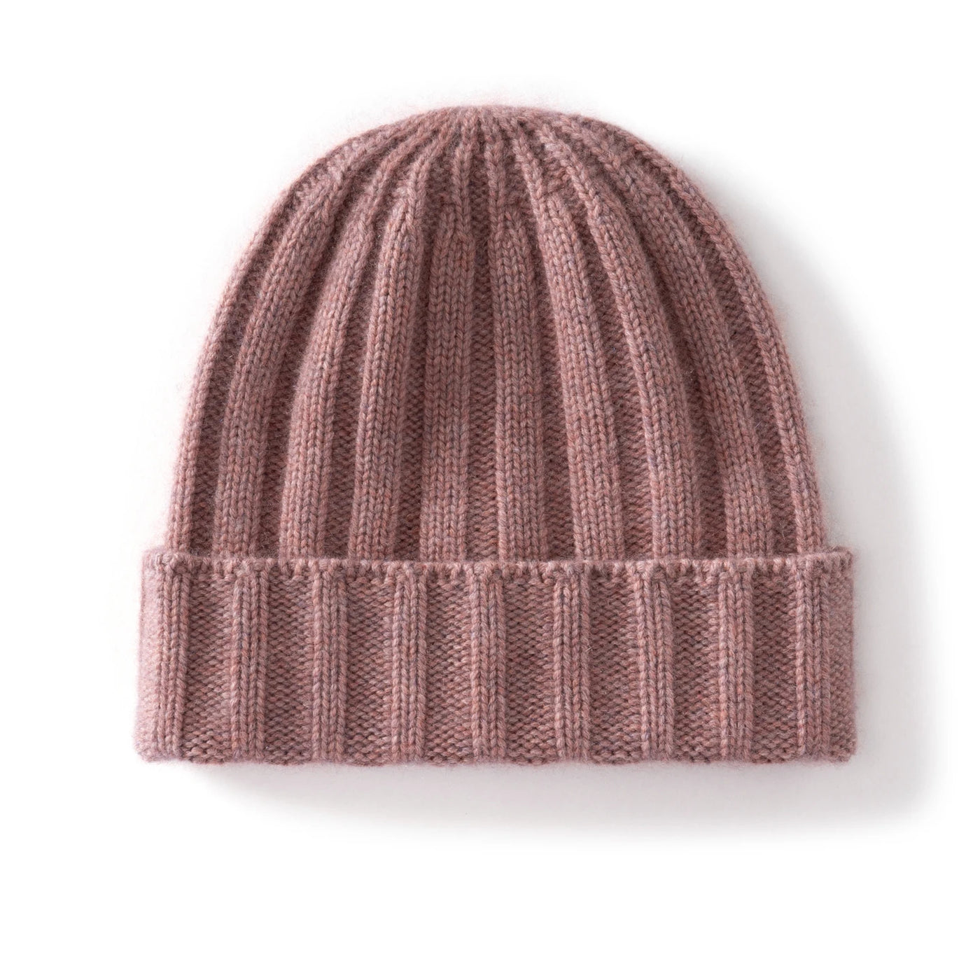 MERRILAMB 100% Pure Cashmere Beanie Hat Unisex Winter Hat Ribbed Knitted Thicken Hats for Men Women Outdoor Casual Soft Warm Cap