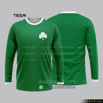 Sun Protection Long-Sleeved T-Shirt Men Sports T-Shirt Summer Breathable Balloon Clothing Kid Outdoor Casual Round Neck