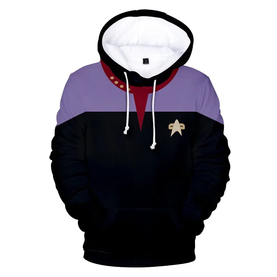 Hot Movie Star trek 3D Hoodies Sweatshirts Fashion Long Sleeve Clothes Star trek cosplay hoodies Plus Size Men/Women streetwear