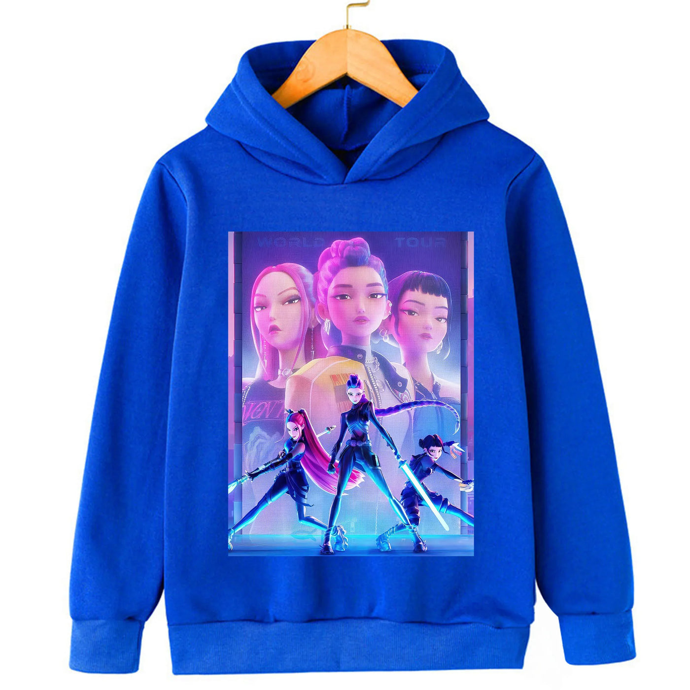 Kpop Witch Hunt Children's clothing, including men's and women's spring and autumn hoodies and fashionable sweatshirts