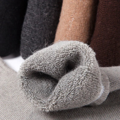 2025 New Winter Super Thicker Warm Socks Wool Male Men Women Socks Solid Socks Merino Wool Socks Against Cold Snow Terry Socks