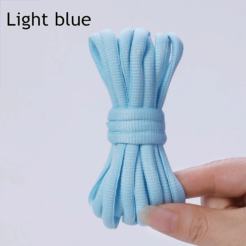 1Pair Oval Shoe Laces Half Round Athletic Shoelaces for Running Sneakers Laces Shoes Strings Durable without Fading Shoelace