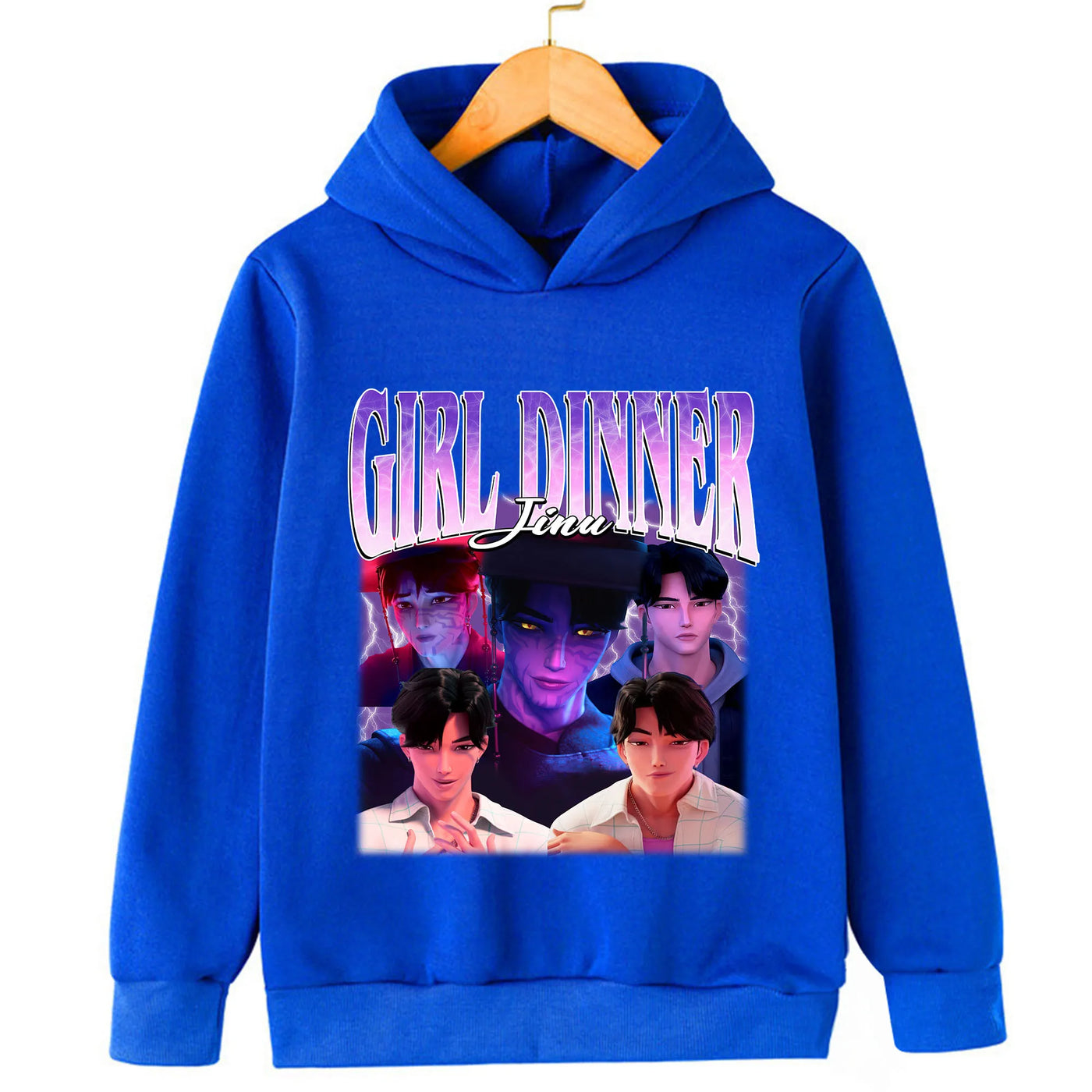 Kpop Witch Hunt Children's clothing, including men's and women's spring and autumn hoodies and fashionable sweatshirts