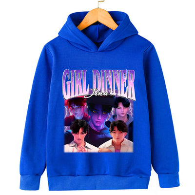 Kpop Witch Hunt Children's clothing, including men's and women's spring and autumn hoodies and fashionable sweatshirts