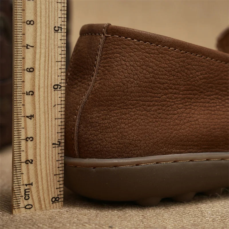 Italian Genuine Leather Men's Casual Shoes Fashion Business Loafers for Men Formal Shoes Designer Moccasins Lightweight Driving