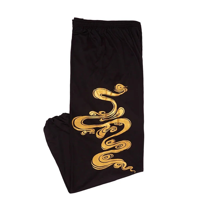 Training Pants Martial Arts Trousers Bloomers Yoga Tai Chi Trousers to Taiji Kung Fu Pants Wushu Pants Light and Smooth