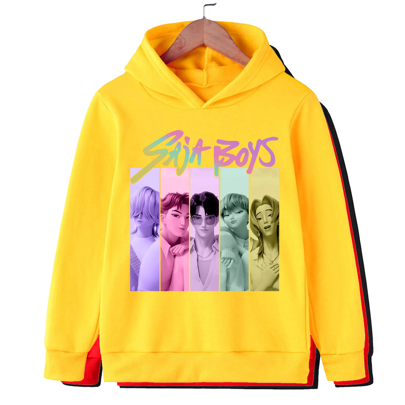 Kpop Witch Hunt Children's clothing, including men's and women's spring and autumn hoodies and fashionable sweatshirts