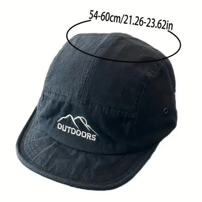 Japanese 5 Panel Short Brim Soft Baseball Cap Women Men Street Sunshade Student Outdoor Lightweight Sports Running Cap