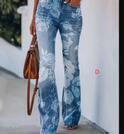 2022 New Independent Station Selling Plus Size Women's Casual Trousers Thin Style Jeans Women's Fashionable Elegant Design