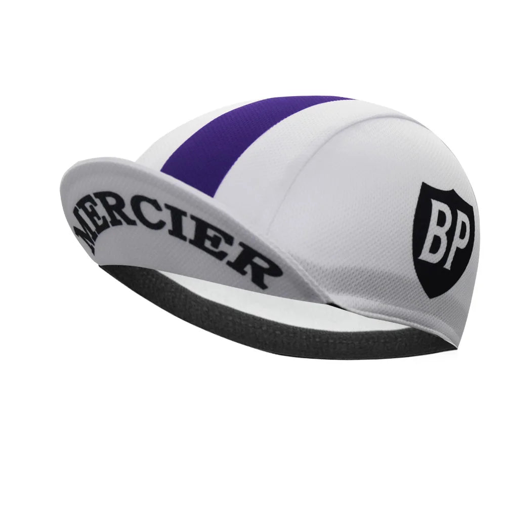 Retro PDM Cycling Cap Classics Road Bicycle Hat Mercier Bike Headwear Breathable Men and Women Gorra Ciclismo