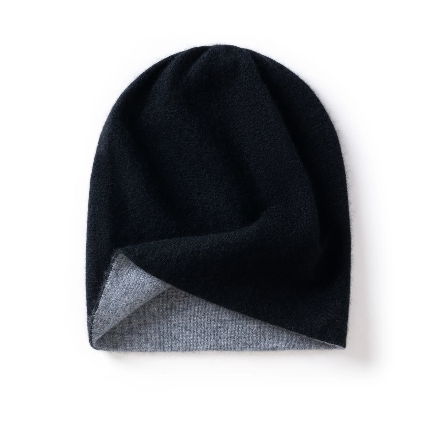 High Quality Pure Cashmere Hat for Men and Women Winter Double Layer Thicken Knitted Skullies Beanies Caps Female Outdoor Hats