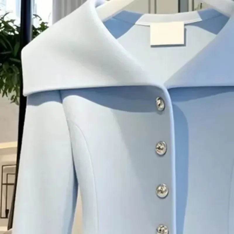 Korean Version Beautiful Ladies Short Jacket 2025 New Spring and Autumn Age Reduction Beautiful Elegant Unique Women's Coat