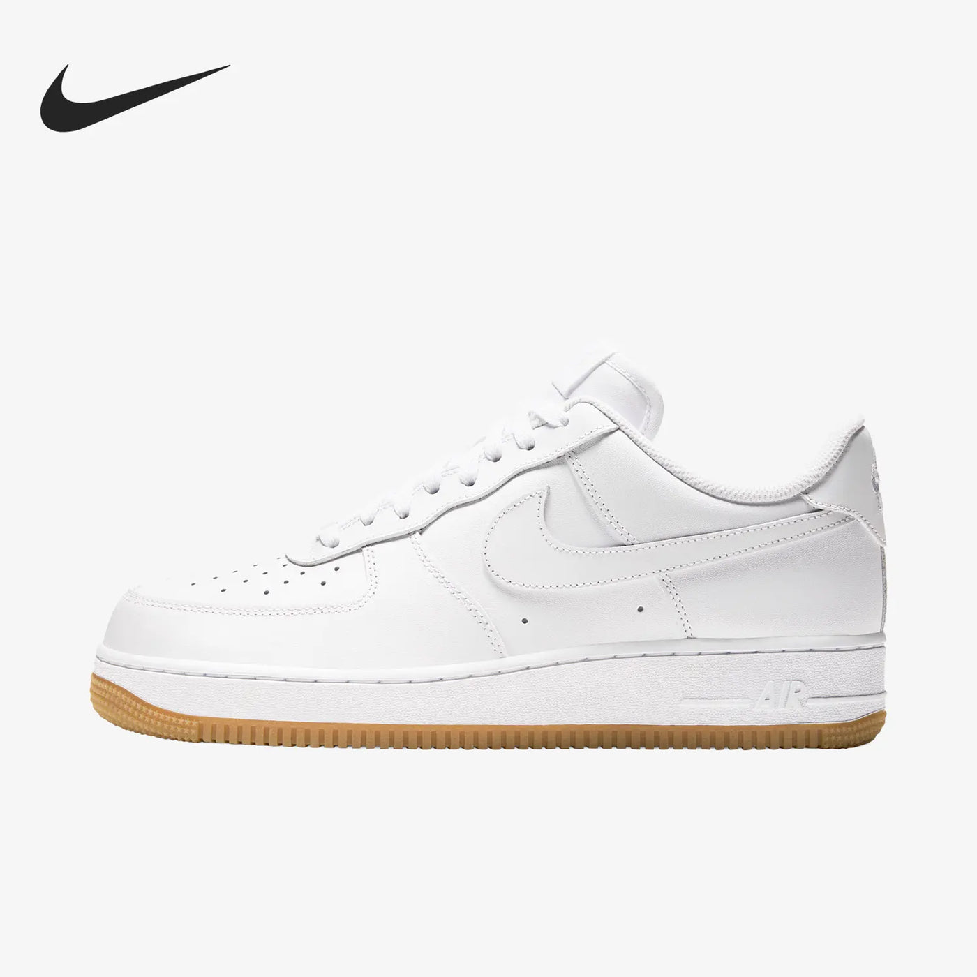 Nike official authentic 2024 spring new men's Air Force No.1 low top board shoes DJ2739-100