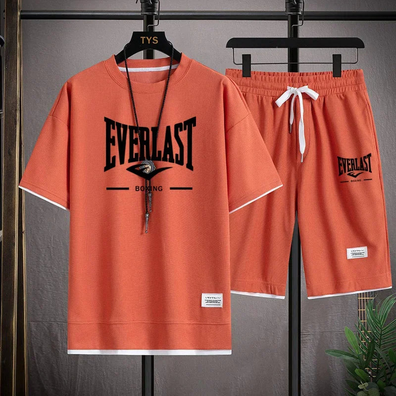 Men's summer Waffle set: