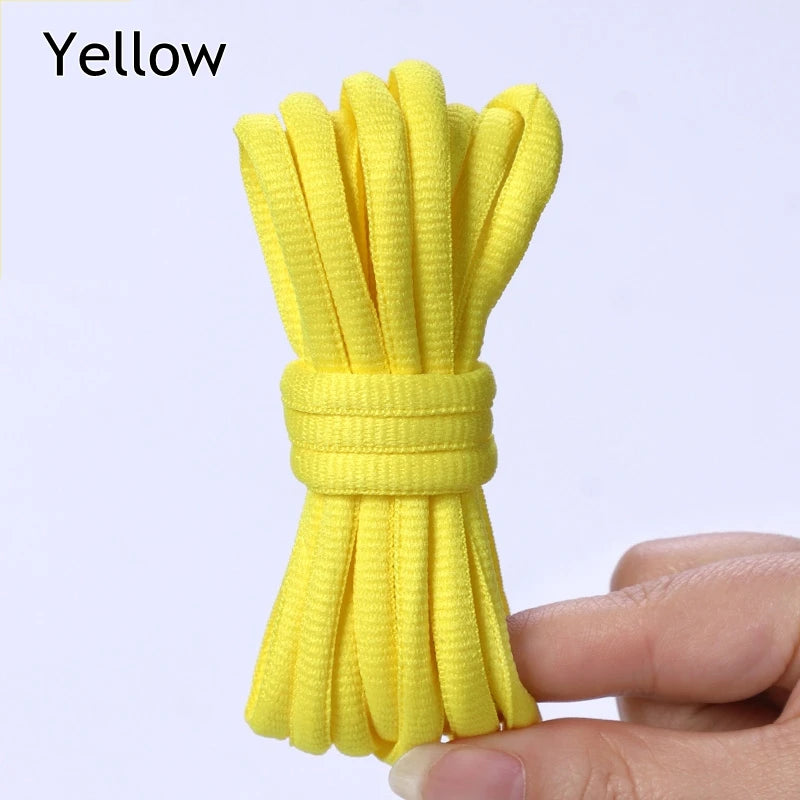 1Pair Oval Shoe Laces Half Round Athletic Shoelaces for Running Sneakers Laces Shoes Strings Durable without Fading Shoelace