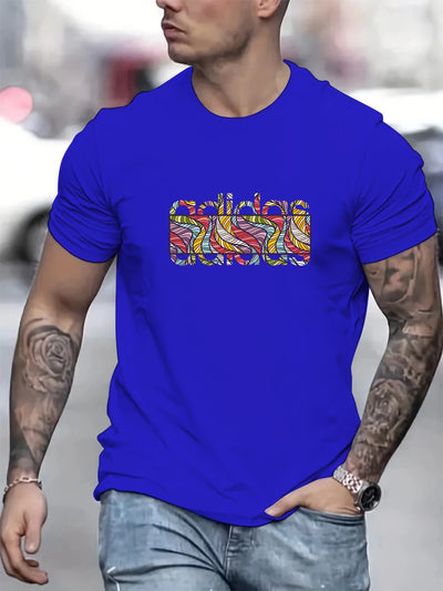 Fashion Brand Heavy Cotton T-shirt Men Women Round Neck Short-sleeved American Trendy Luxury Brand T-shirt Casual Loose Tops