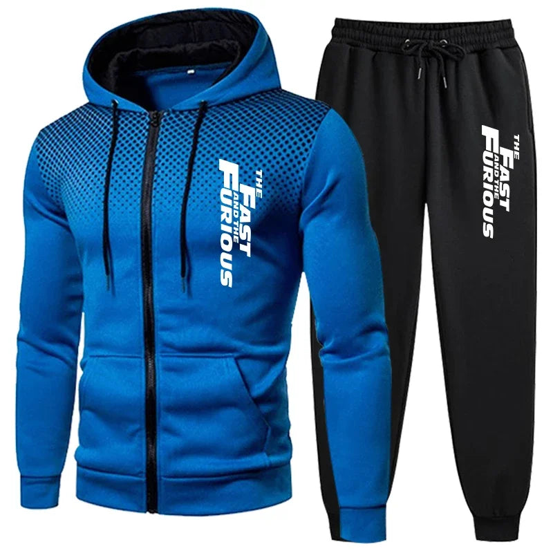 Hot Sale Men's Tracksuit Hooded Casual Single Piece Zipper Sweatshirt And Daily Single Sweatpants Comfort Outdoor Jogging Sports