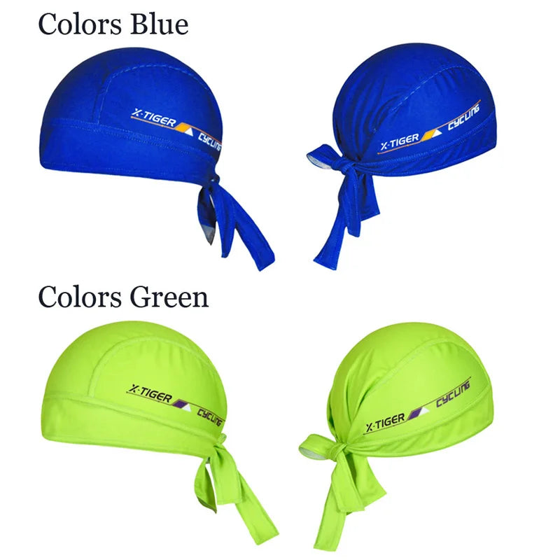 X-Tiger Brand 100% Polyester Breathable Cycling Headwear/Summer Mountain Bike  Ciclismo Scarf/Quick-Dry MTB Bicycle Caps