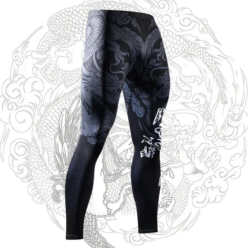 Spring Autumn Men Running Tights GYM Camping Hiking Pants Male Basketball Football Soccer Fitness Exercise Sport Long Leggings 8