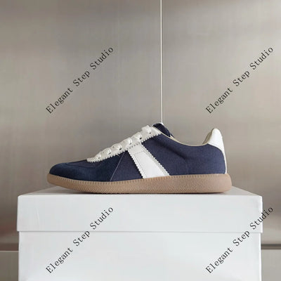 Unisex Shoes Low-top Sneakers Vintage Design Classic German Army Trainers