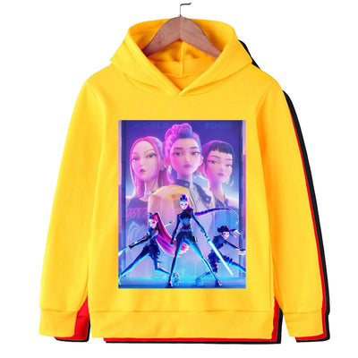 Kpop Witch Hunt Children's clothing, including men's and women's spring and autumn hoodies and fashionable sweatshirts