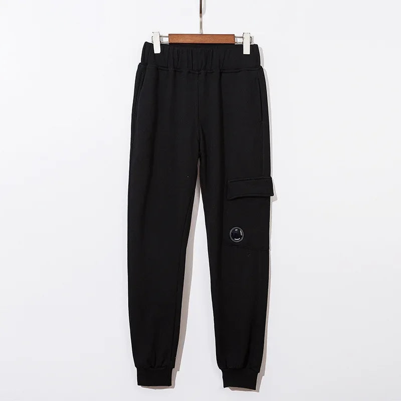 Cross-border European Style Men's Women's Casual Sweatpants Trousers Multiple Pockets Functional Fashionable Ankle-length Pants