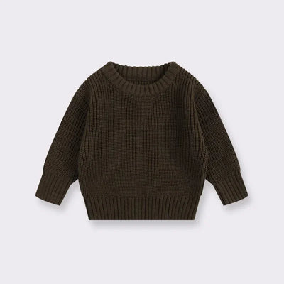 0-7T Toddler Kid Baby Boy Girl Winter Clothes Newborn Baby Sweater Infant Knit Pullover Top Casual Basic Top Knitwear Outfit