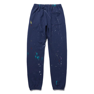 Luxury Cotton Graffiti Patchwork Casual Pants Mens 2024 New Brand Clothes Women Retro High Street Sweatpants Graphic Trousers