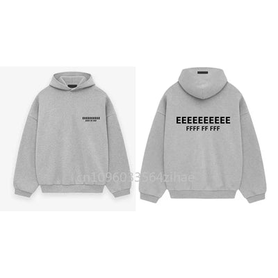 FW25 Luxury Design Men's Hoodies Chest Back Silicone Letter Logo Hoodies Designer Brand Men's Oversized Sports Tracksuits