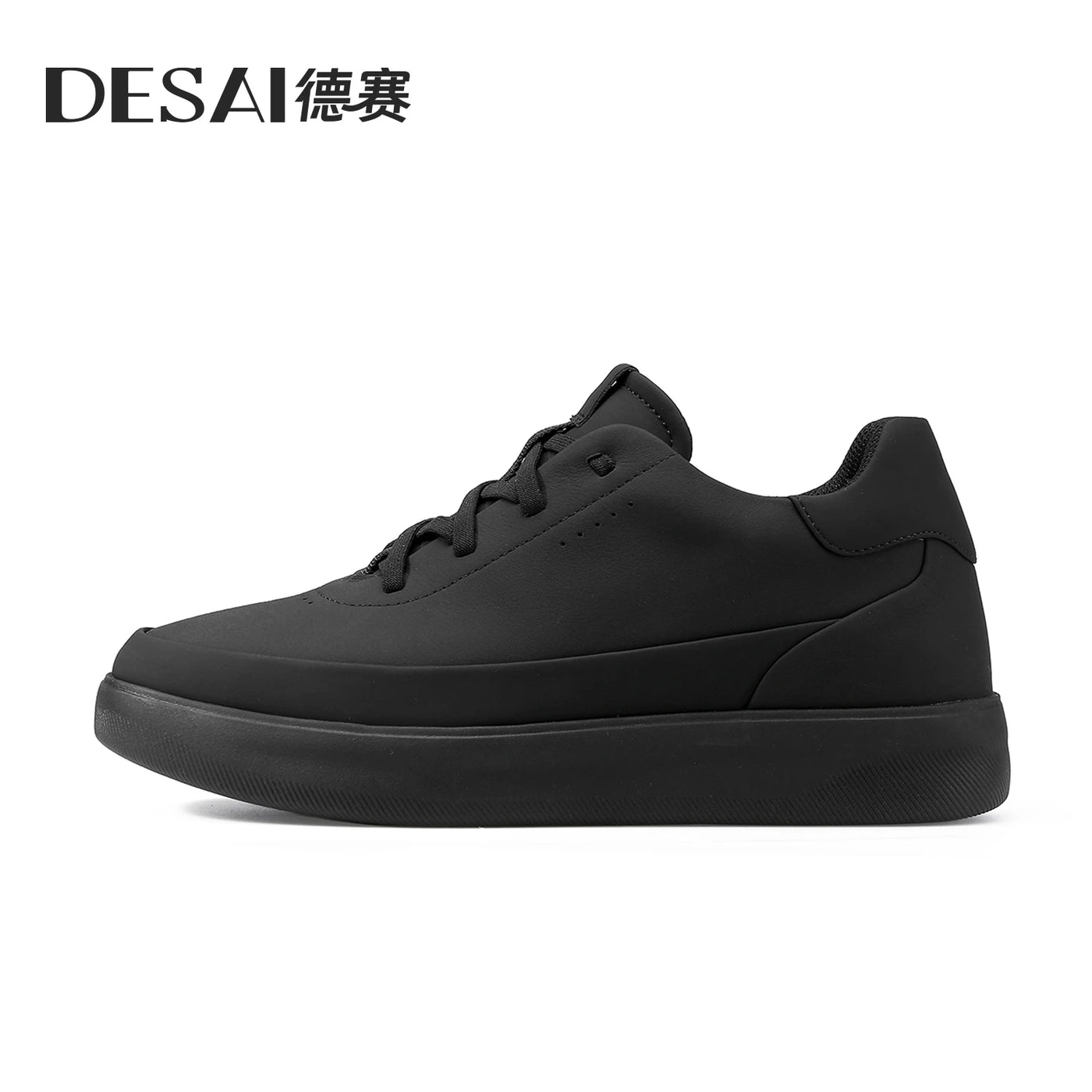 Desai shoes men's leather shoes men's 2025 new men's shoes casual shoes with light soft sole small white shoes men