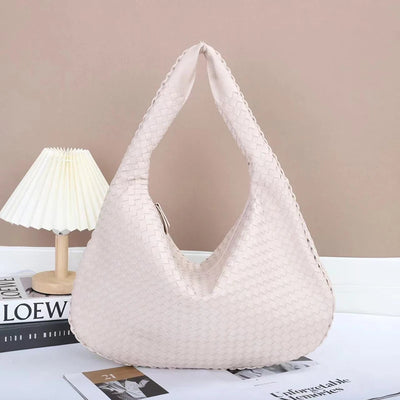 2025 Trendy Woven Hobo Bag for Women Vegan Leather Handmade Tote Handbag Fashion Large Capacity All-Match Shoulder Underarm Bags