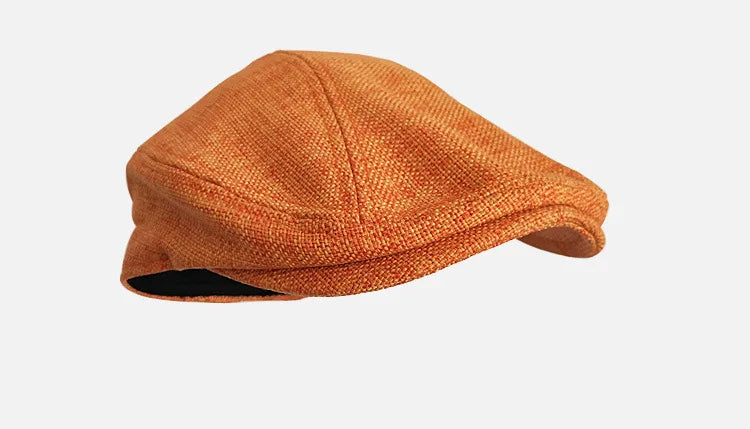 Big Size XL62cm Summer Linen Newsboy Caps Men Women Painter Berets Forward Hats Adult Casual Ventilate Breathable Advancing Hat