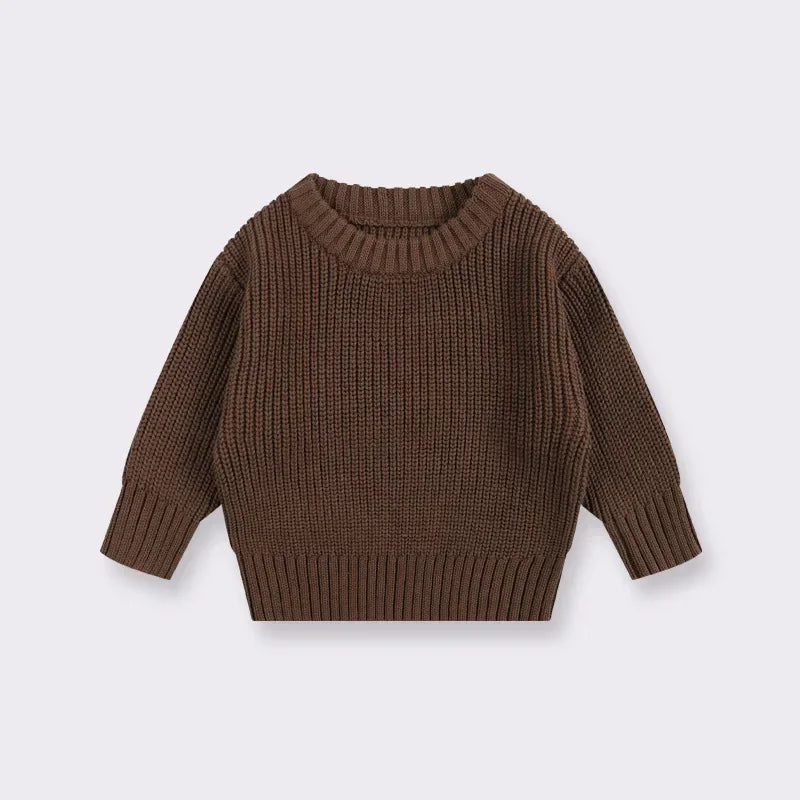 0-7T Toddler Kid Baby Boy Girl Winter Clothes Newborn Baby Sweater Infant Knit Pullover Top Casual Basic Top Knitwear Outfit