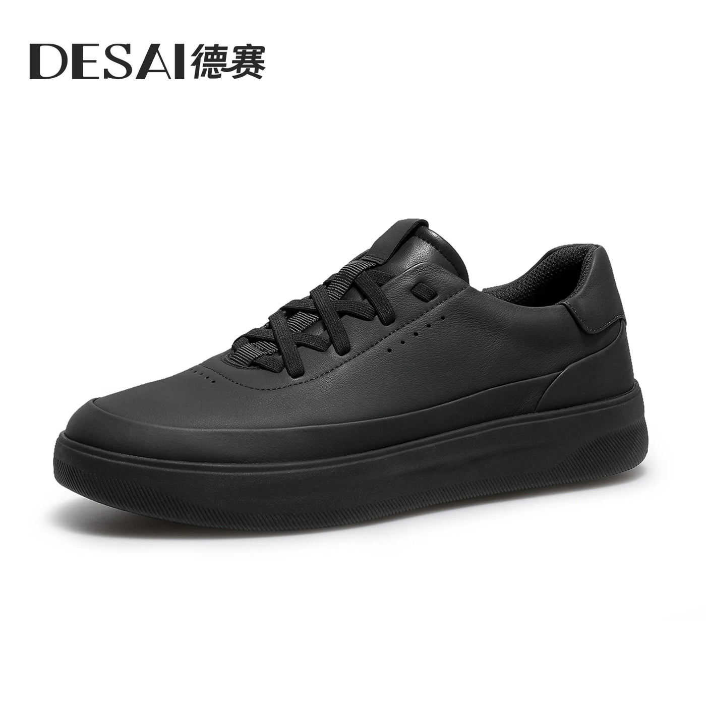 Desai shoes men's leather shoes men's 2025 new men's shoes casual shoes with light soft sole small white shoes men