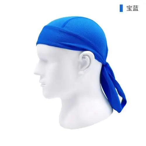 Quick Dry Pure Cycling Durag Head Scarf Summer Men Running Riding Bandana Headscarf Ciclismo Pirate Cap Headband