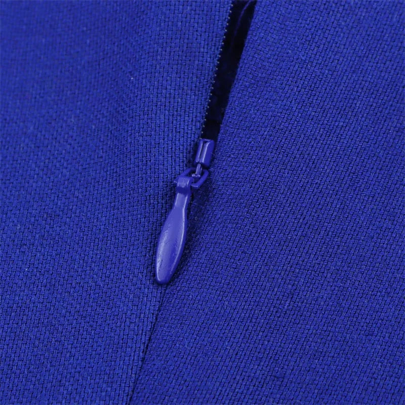 Women's Dress Summer 2025 New Blue Sleeveless Big A Pendulum Long Dress Elegant and Fashionable High-end Personality Prom