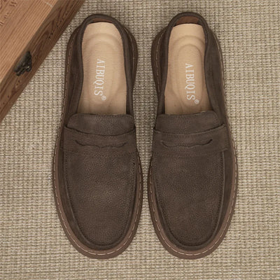 Italian Genuine Leather Men's Casual Shoes Fashion Business Loafers for Men Formal Shoes Designer Moccasins Lightweight Driving