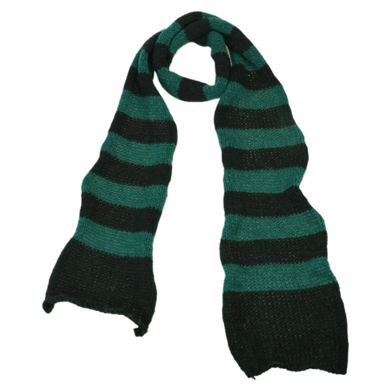 Soft Thicken Striped Scarf for Adult Casual Winter Warm Punk Style Scarf Women Men Unisex Neck Warmer Decorative Wholesale