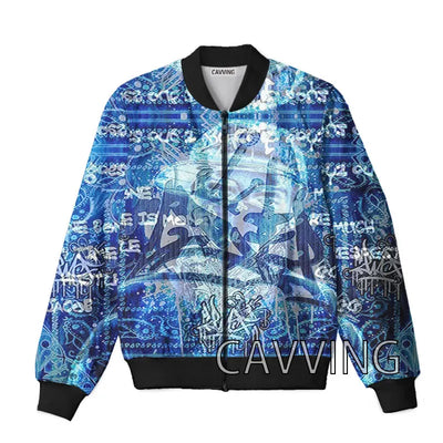 New Fashion Women/Men's  3D Print  Crips Gang   Zipper Bomber Jackets Men Overcoat Mens Coat Zip Up Jackets