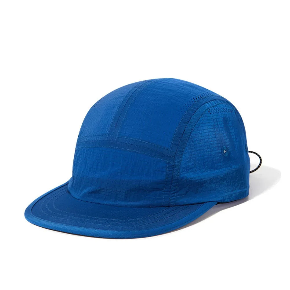 Casual Japanese Style Splicing Baseball Cap Quick-drying Adjustable Sunshade Cap Thin 5-Panel Sun Visor Cap Unisex