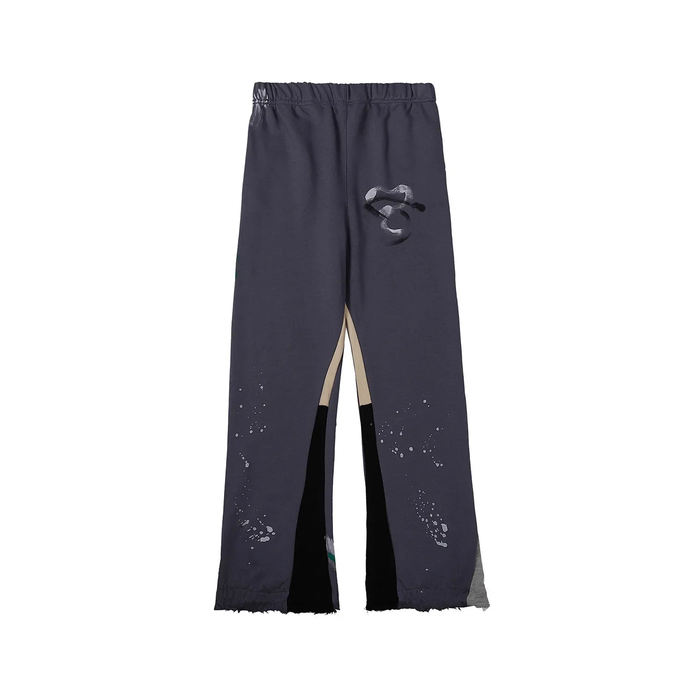 Luxury Cotton Graffiti Patchwork Casual Pants Mens 2024 New Brand Clothes Women Retro High Street Sweatpants Graphic Trousers