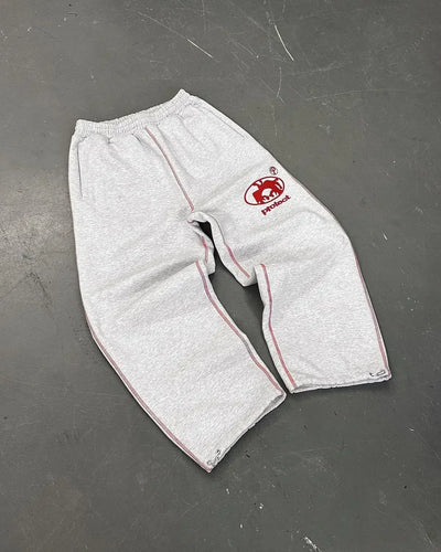 Street Sweatpants Y2K Harajuku Gothic Hip Hop Letter Embroidery Baggy Casual Pants Mens Womens New Elastic Waist Jogging Pants