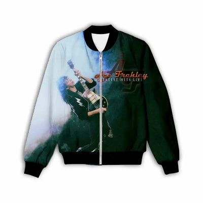 New Fashion Women/Men's 3D Print  Ace Frehley   Zipper Bomber Jackets Men Overcoat Mens Coat Zip Up Jackets    C1