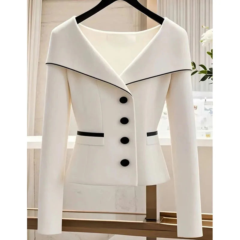 Women's Jackets 2025 Spring Autumn Cultivate Oneself Temperament Lady Outerwear Elegant Versatile Leisure Ladies Cardigan Tops