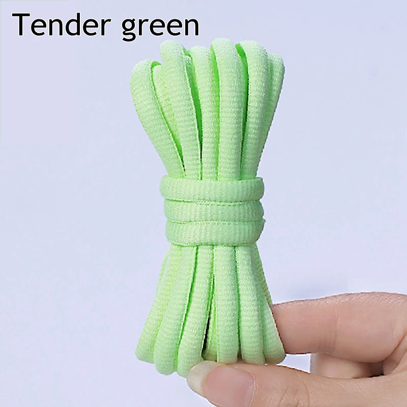 1Pair Oval Shoe Laces Half Round Athletic Shoelaces for Running Sneakers Laces Shoes Strings Durable without Fading Shoelace