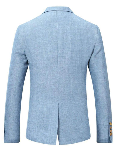 High Quality 3 PCS Beige/Blue Linen Men Suits Single Breasted Slim Fit Blazer Vest Pants Elegant Summer Seabeach Wedding Suits
